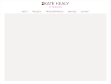 Tablet Screenshot of katehealyinteriors.com